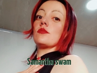 Samantha_swam